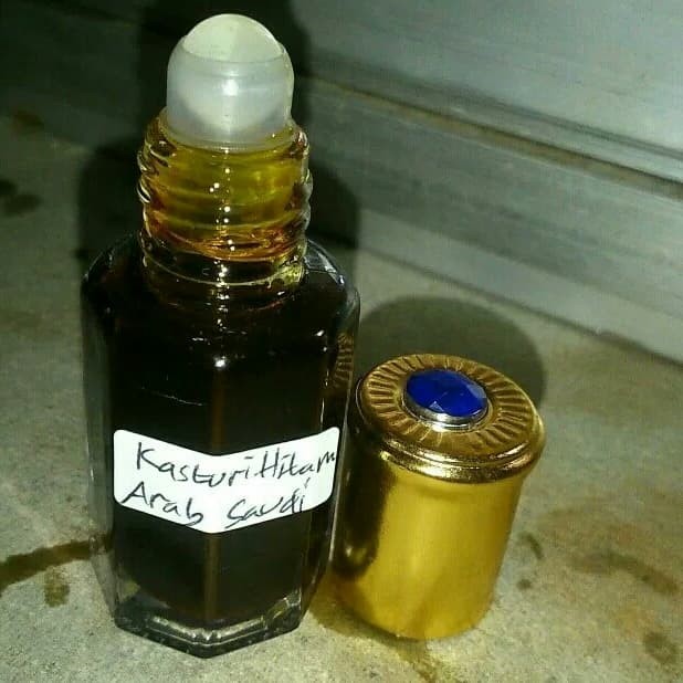 Minyak Wangi Parfum Kasturi Hitam Cobra Asli Arab Saudi 6ml 6 ml Misk