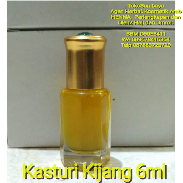 Jual Kasturi Kijang Asli Arab Saudi 6ml 6 ml - Kota Surabaya