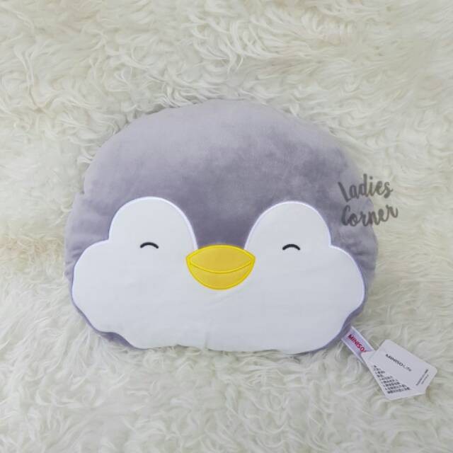 miniso penguin pillow