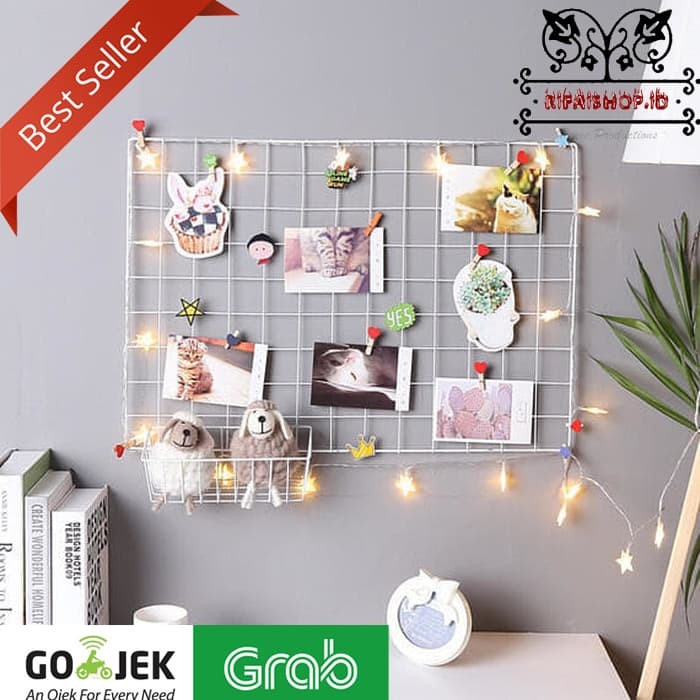 Jual Grid Wire Wall 35x52cm Diy Frame Vintage Antik Classic Grid Wire Wall 35x52cm Diy Frame Vintage Antik Classic