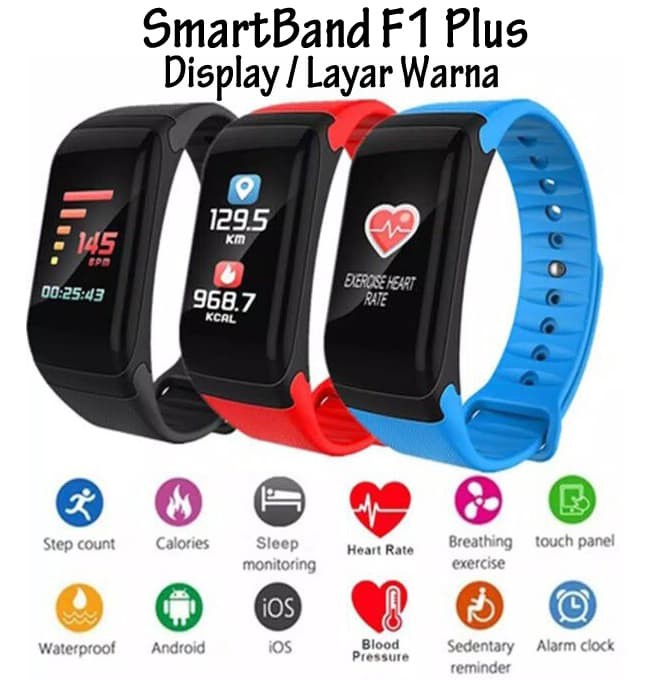 f1 plus smart wristband