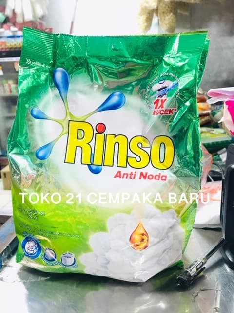 Rinso Deterjen 1.8kg | Rinso Anti Noda Detergent Bubuk Refill 1.8 kg