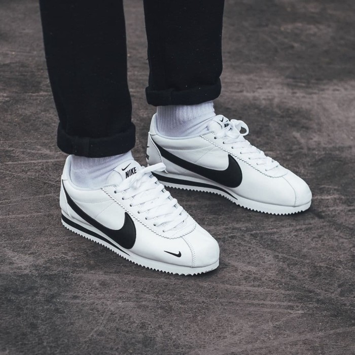 Sneakers Prm Jual Classic Swoosh Sepatu Cortez Black Mini Nike 1clTJFK
