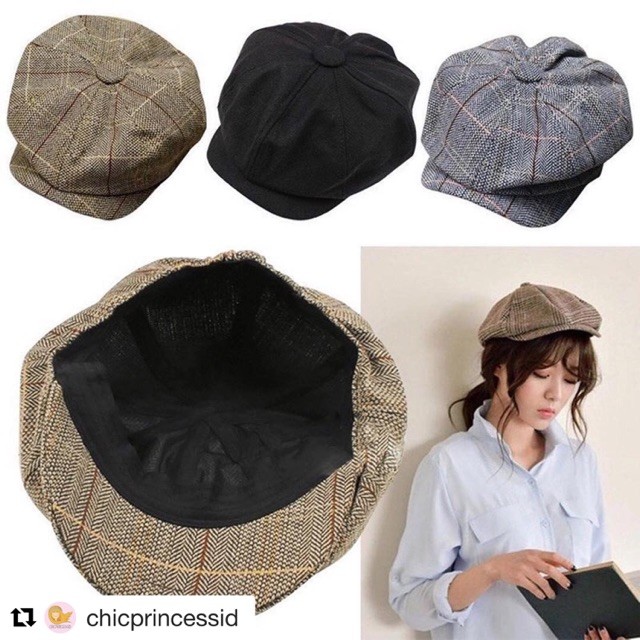 jual newsboy cap