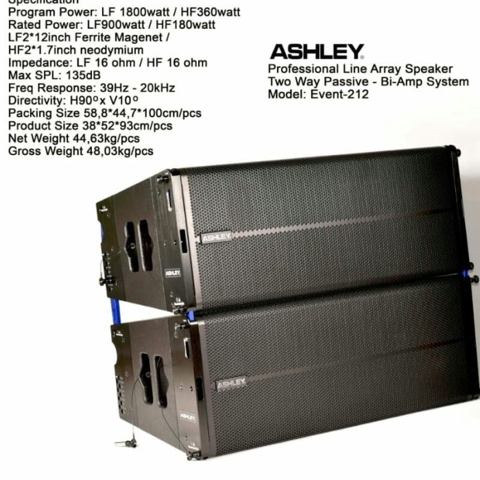 line array 212