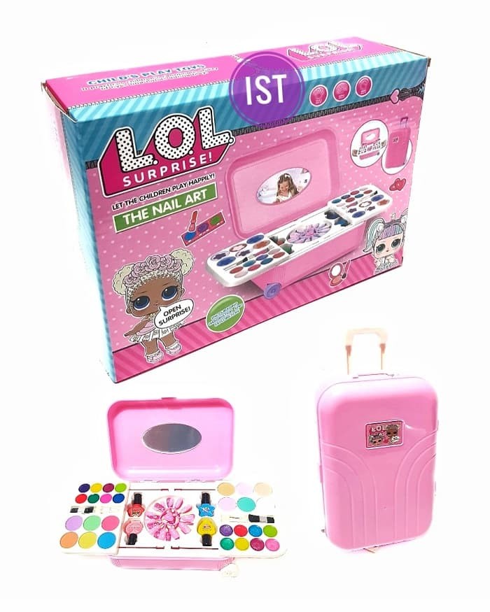 Mainan Alat Make Up anak LOL The Nail Art Koper No901-456 / No.135-22H