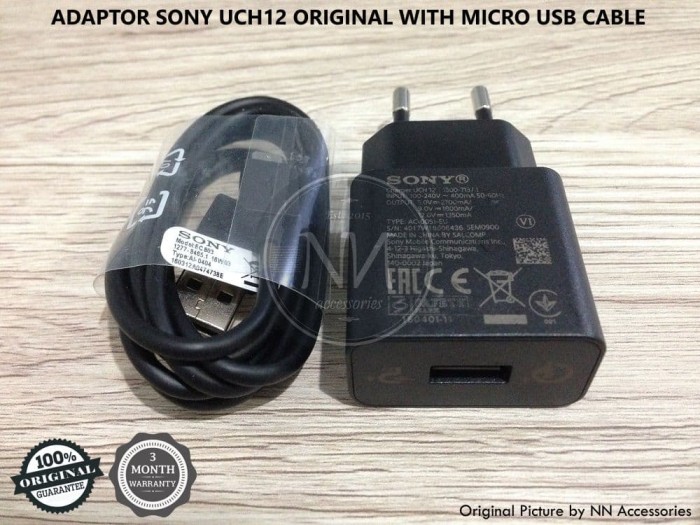 CHARGER SONY UCH12 XA ULTRA X Z5 FAST CHARGING PUMP EXPRESS ORIGINAL