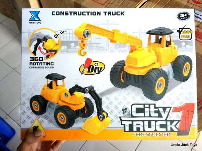 Jual Mainan Anak Lego City Construction Truck Xk16 A Bricks Toys