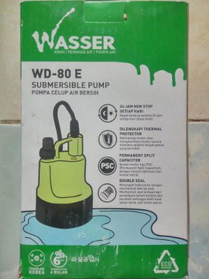 Jual Mesin Pompa Air Kolam Celup Wasser WD 80 E Best Deals - Acc Rilic | Tokopedia