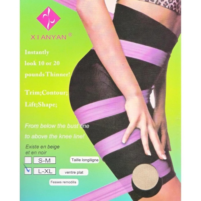 Celana Korset Slimming Pelangsing Perut Dan Paha - Cream