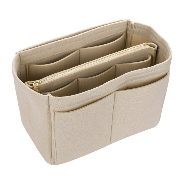 Jual Hot Makeup Bag Cosmetic Cases Felt Organizer Insert Kota Surabaya Delux Mall Tokopedia