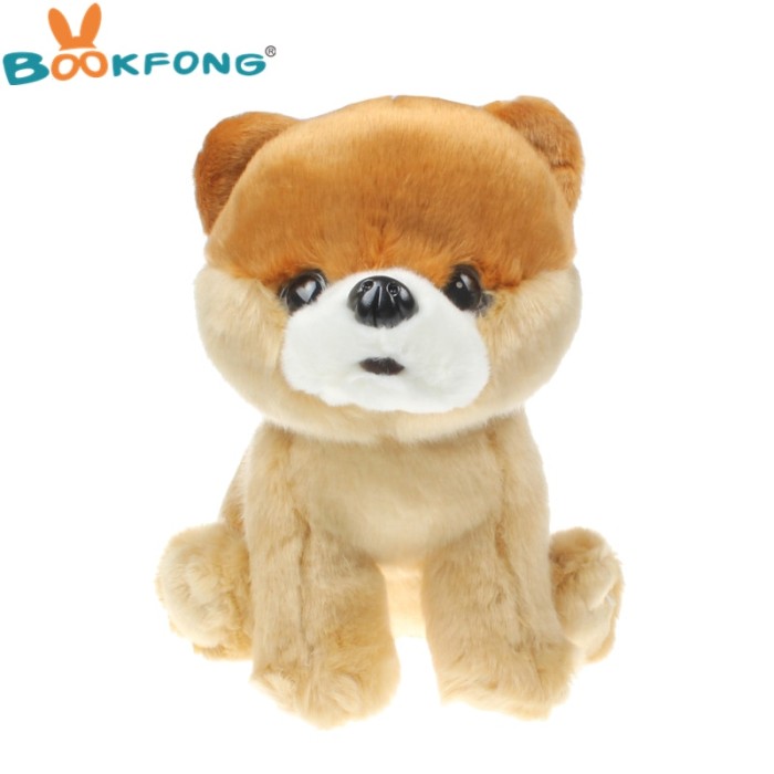 Jual Bookfong 25 Cm Simulasi Anjing Pomeranian Mewah Mainan Boneka