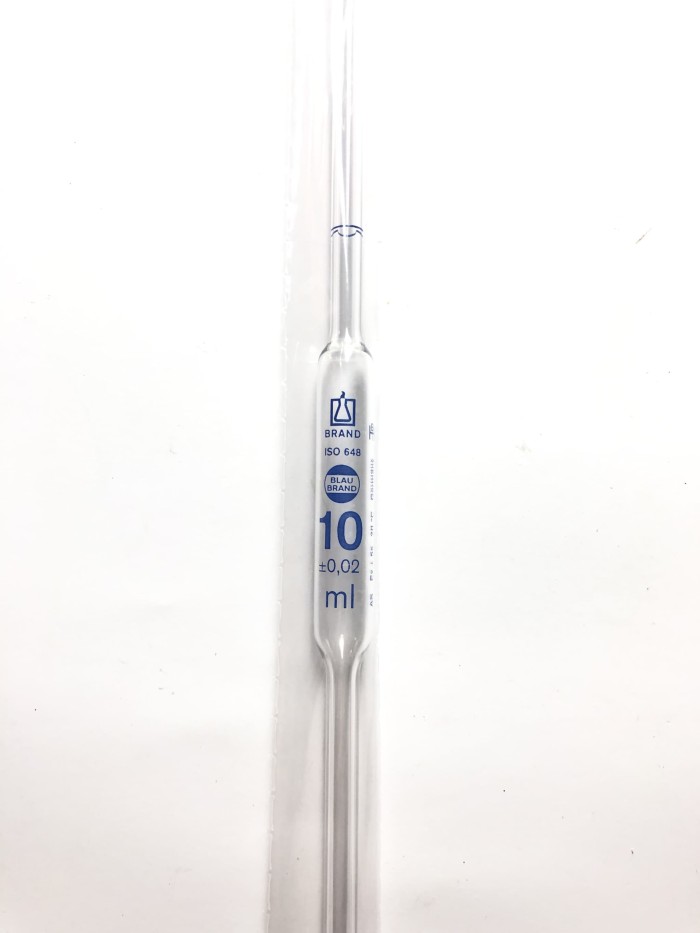 Jual Volumetric Pipette A Class 10 Ml Brand 297 12 Jakarta Pusat Liquilab Tokopedia