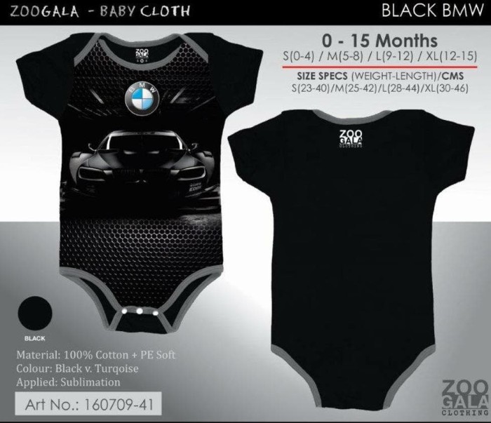Baby Body Long Sleeve for BMW Future Driver M Power Fan Bodysuit Boy Girl