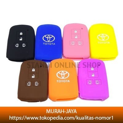 Silicone Remote Cover Kondom Kunci Keyshirt Toyota All New Sienta