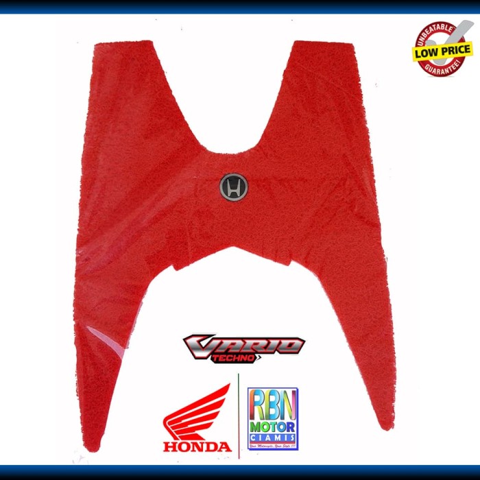 Karpet Sintetis For Vario Techno 110 Carbu - Hitam
