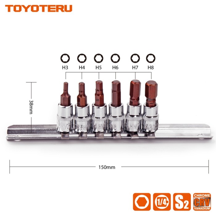 Katalog 6pc 14 Quot Drive Hex Bit Sockets Set Hw3 Hw4 Hw5 Hw6 Hw7Spotharga.com Katalog 6pc 14 Quot Drive Hex Bit Sockets Set Hw3 Hw4 Hw5 Hw6 Hw7Spotharga.com