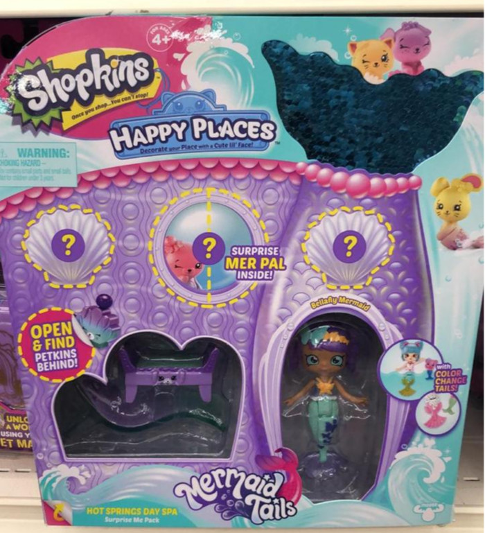SHOPKINS HAPPY PLACES MERMAID TAILS DREAMY REEF BEDROOM SURPRISE BRAND NEW