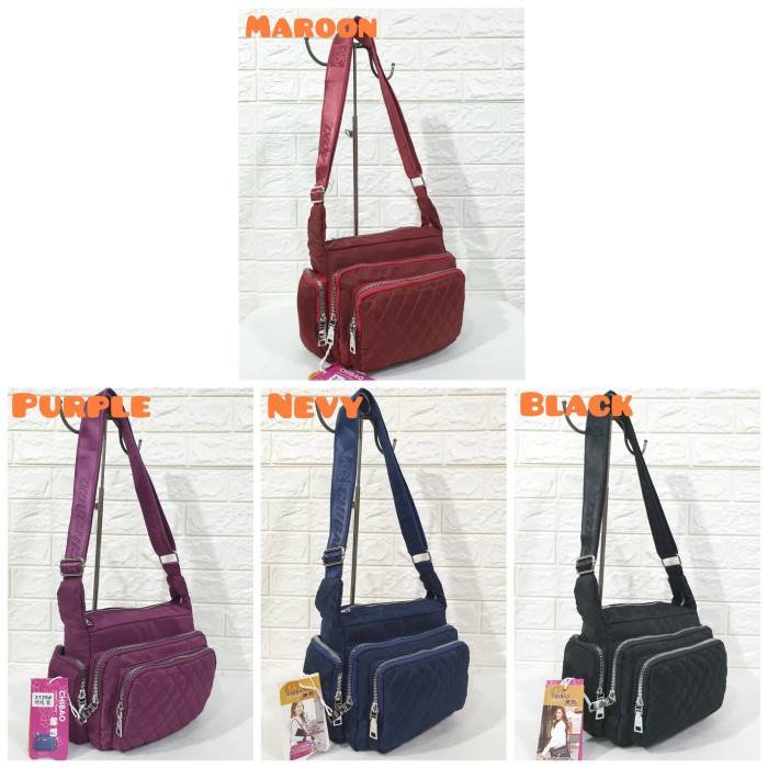TAS SELEMPANG WANITA IMPORT CHIBAO BORDIR CB2125 6Res