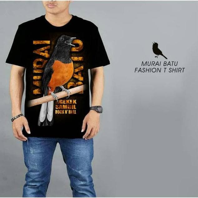 Jual Suplier Kaos Burung Murai Batu Hitam Kicau Mania Jakarta