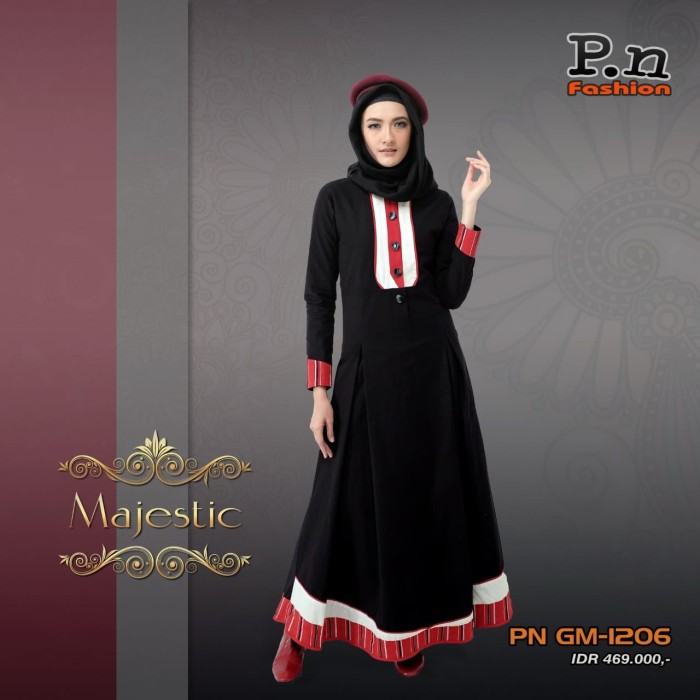 Foto Produk GAMIS PN FASHION PN GM 1207 dari assalam busana