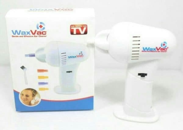 Electric Ear Wax Vacuum Vac Wax Removal / Pembersih Telinga – White