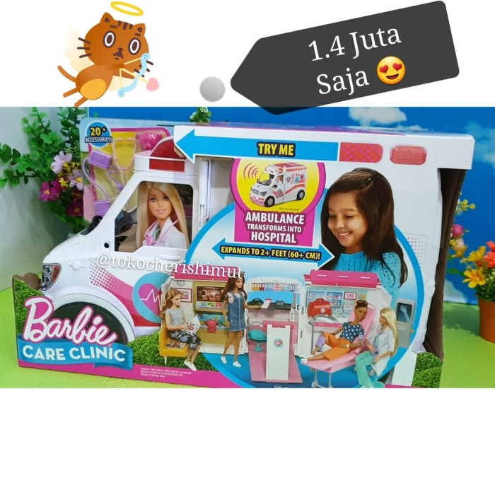 Jual Barbie Car Clinic Jual Mobil Ambulance Hospital Rumah Sakit Barbie Kota Yogyakarta Cherish 88 Tokopedia