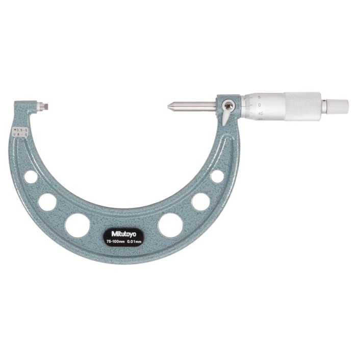 SHARS 0-25mm 0.01mm metric screw thread micrometer 25 mm interchangeable anvil