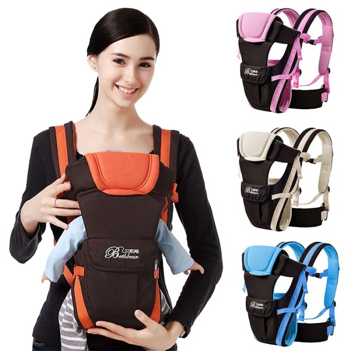 Baby Carrier Ergonomic Hip Seat Sling Adjustable Backpack Detachable Seat Infant Carrier with Shoulder Strap for Newborn to Toddler from 0-24 Month Navy