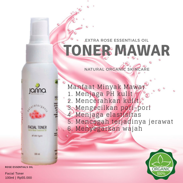 Jual Toner Air Mawar Penyegar Wajah Kab Magelang Viverebutik Tokopedia