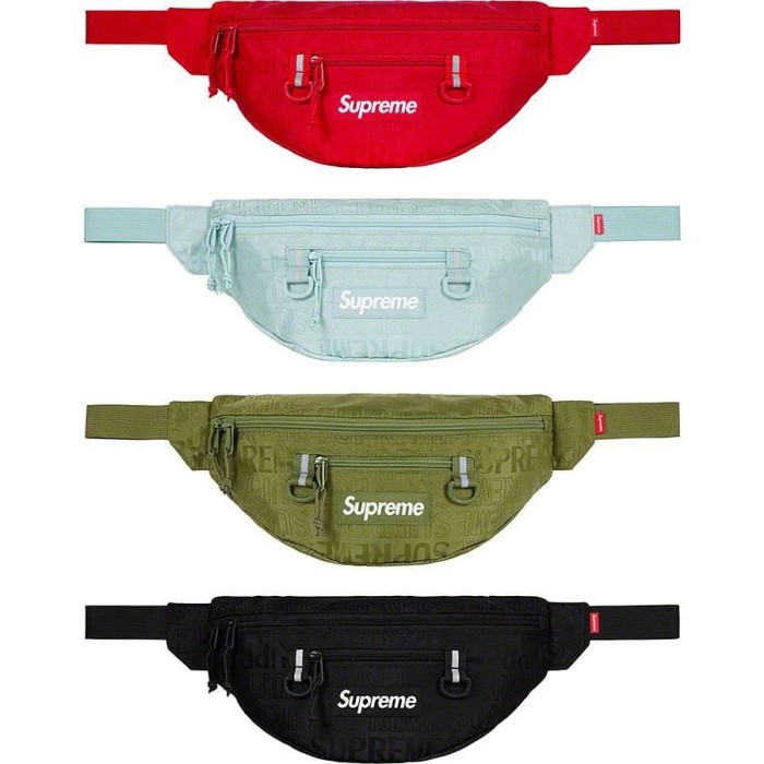harga supreme waist bag ss19