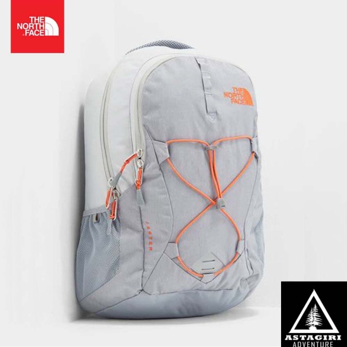 light pink north face backpack