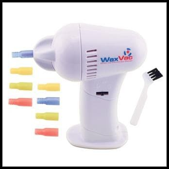 ELECTRIC EAR WAX VACUUM VAC WAX REMOVAL PEMBERSIH TELINGA - WHITE