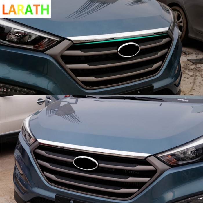 Chrome Front Bonnet guard protector for Hyundai All new Tucson TL 2016~2017+