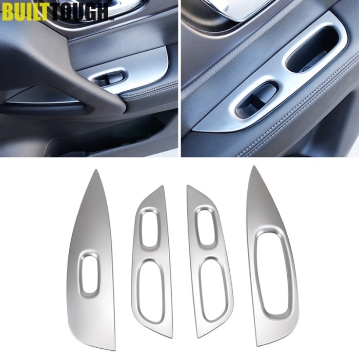 Nissan Rogue x-Trail Chrome Side Mirror Switch Button Control Cover Trim For 14