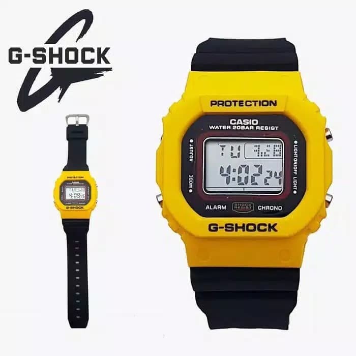 g shock 5600 yellow