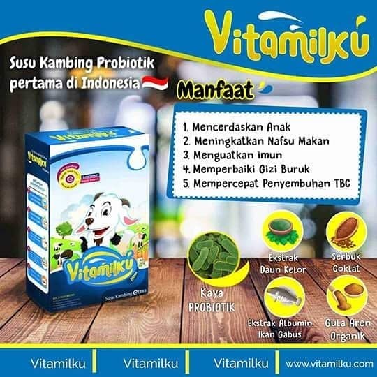 VITAMILKU-Susu Kambing Rasa Coklat|200gr