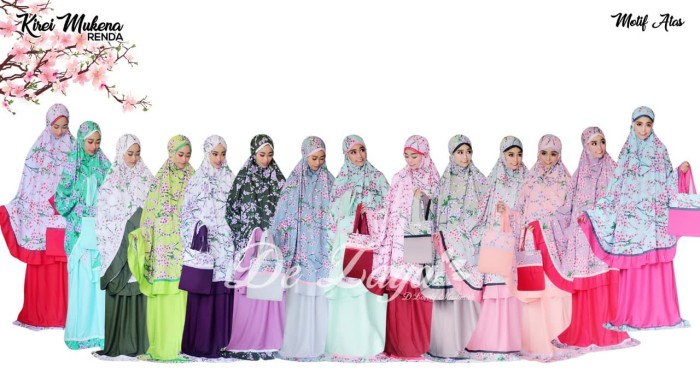 mukena kirei renda dewasa jumbo motif atas bali - Ungu
