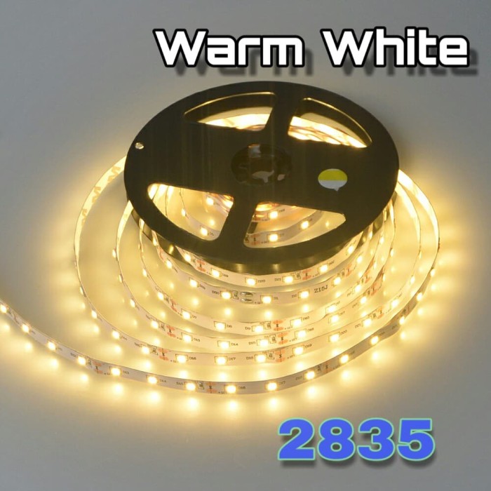 Jual Lampu Led Roll 2835 Warm White 12v Ip 65 12 Volt 5 Meter Jual Lampu Led Roll 2835 Warm White 12v