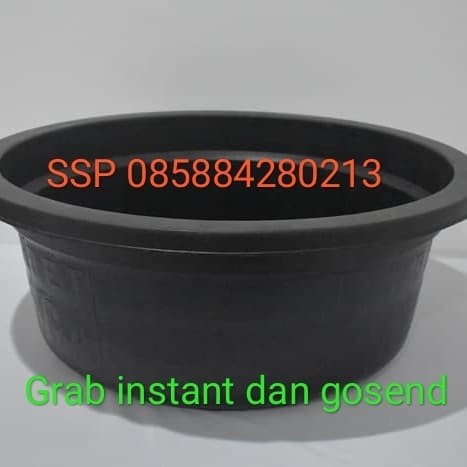 Jual Bak  ember  hitam antipecah jumbo besar  diameter 62cm 