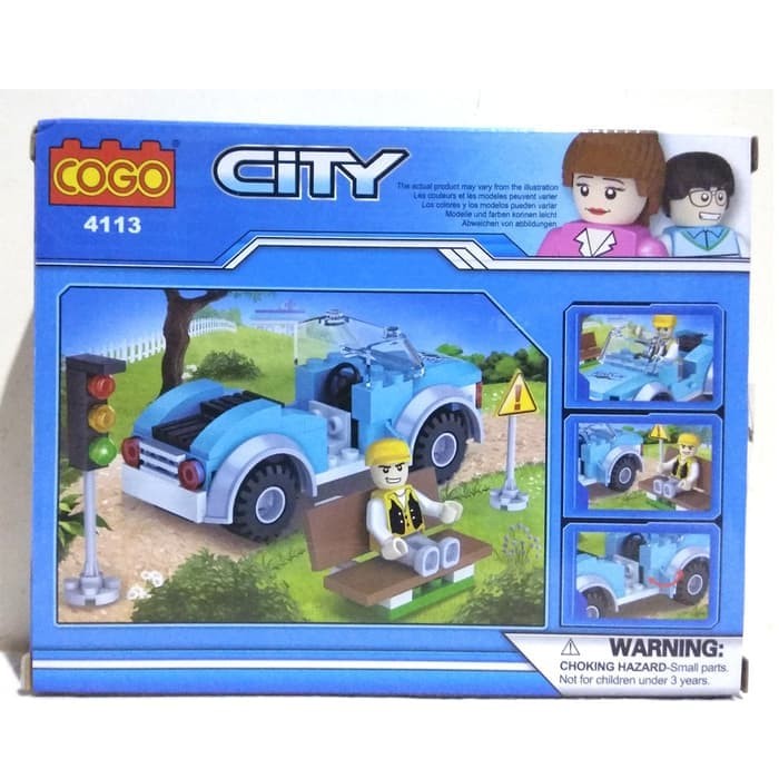 Jual New Lego City Mobil Dengan Figure Dan Diorama Cogo 4113