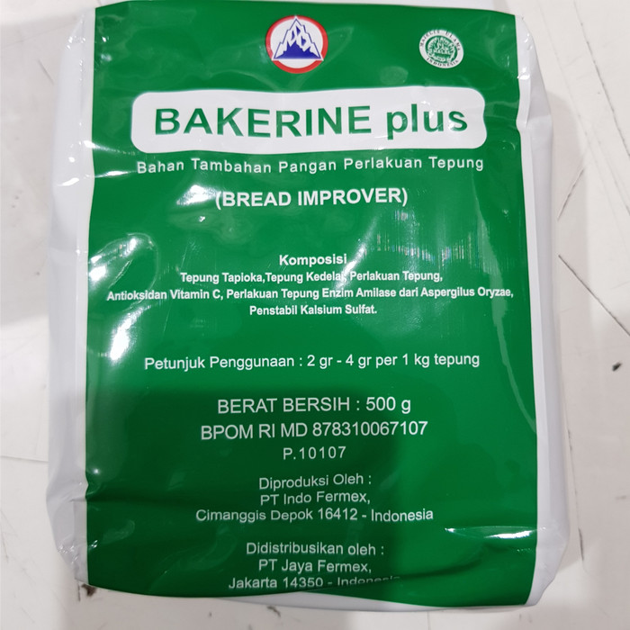 Jual BREAD  IMPROVER  BAKERINE PLUS 500 gram PELEMBUT ROTI  