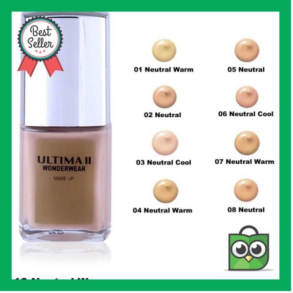 TERJAMIN Ultima II Wonderwear Make Up Liquid Foundation