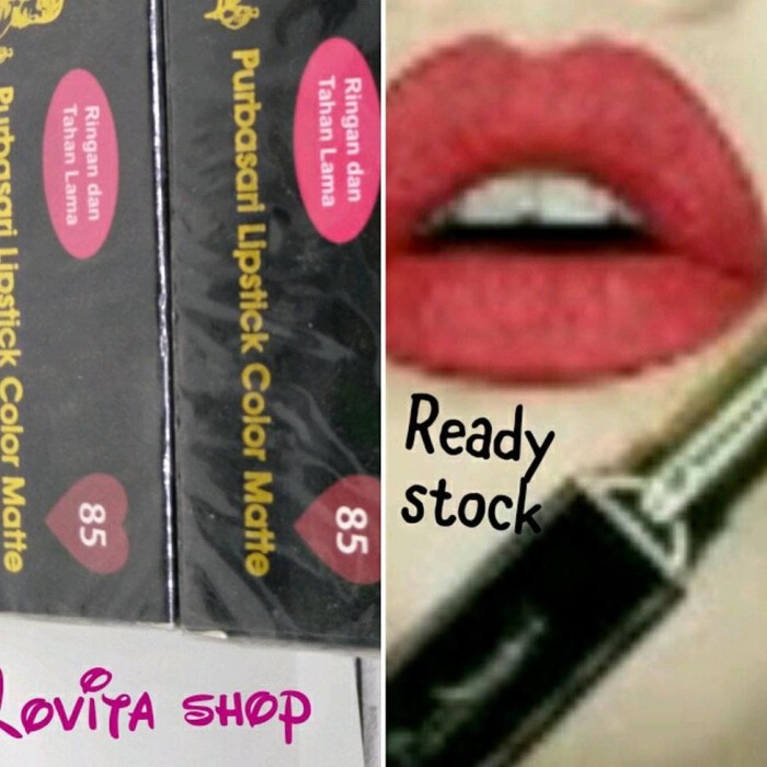Lipstick Purbasari Color Matte No 85 Termurah Original