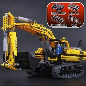 lego technic motorized excavator