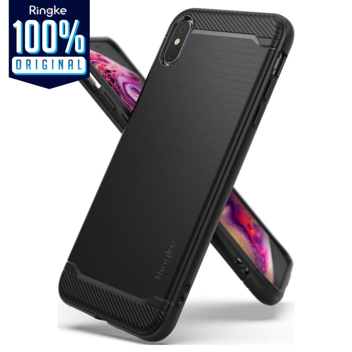 Foto Produk Case iPhone XS Max / XS / X / XR Case Ringke ONYX Original Casing - XS Max Black dari Unicase Store