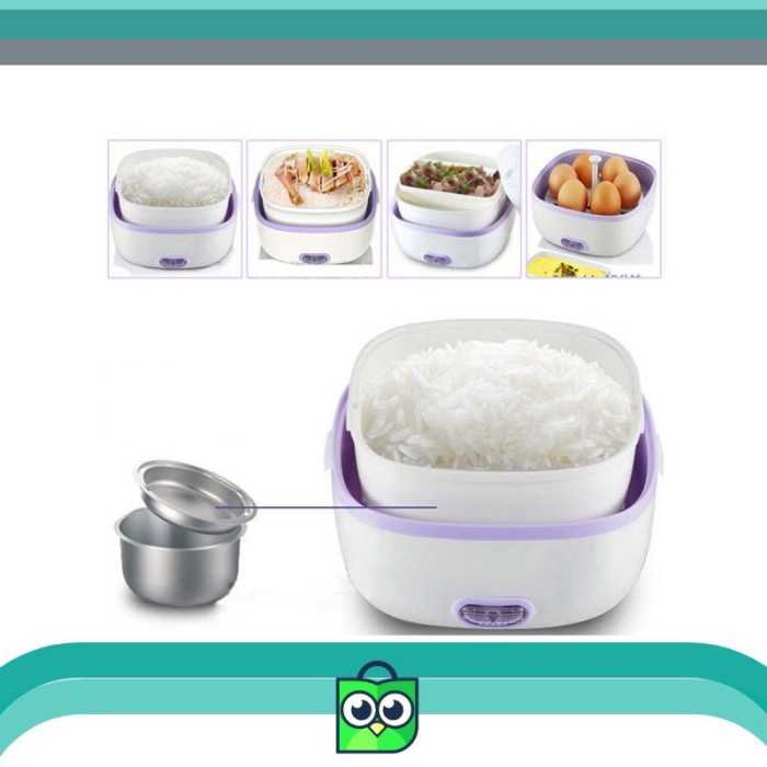 StarHome Rice Cooker Mini 2 Susun kapasitas 1 L - Penanak Nasi Mini