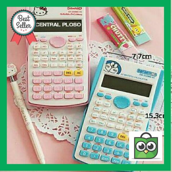 PREMIUM Kalkulator Scientific Calculator Motif Karakter DON