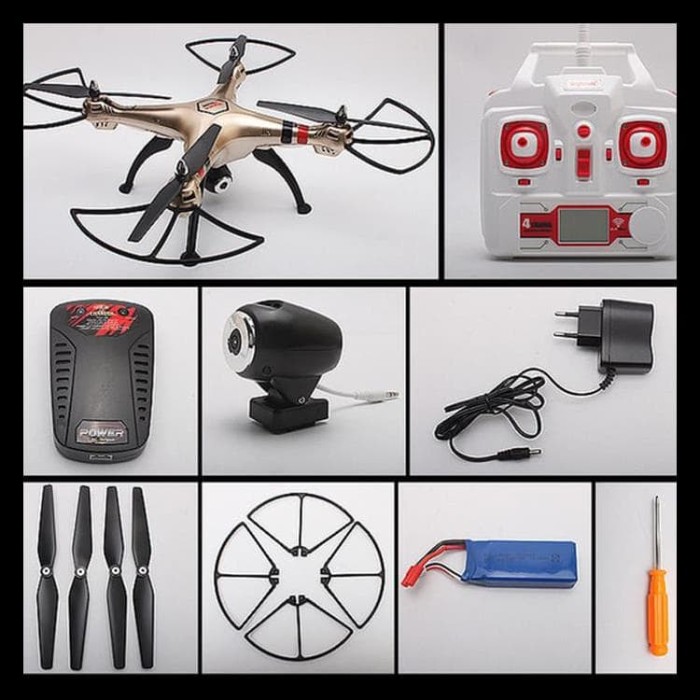 MURAH SYMA X8HW WITH CAMERA DRONE HOLD WIFI/LIVE VIEW/2 MP SUDAH READY