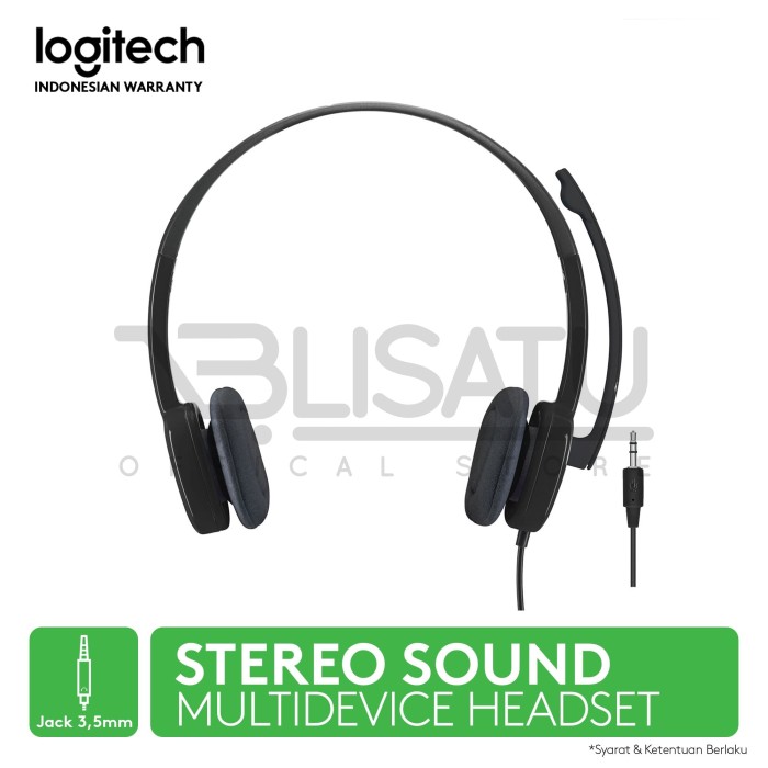 Logitech H151 Stereo Headset With Mic Headphone Earphone | Shopee Indonesia. Source · Produk dari Brand Resmi